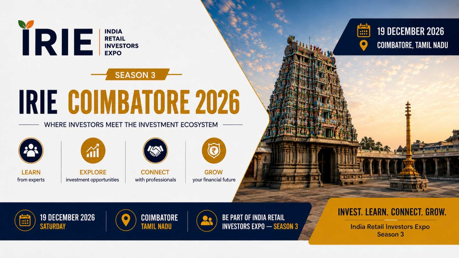 India Retail Investors Expo – Coimbatore 2026