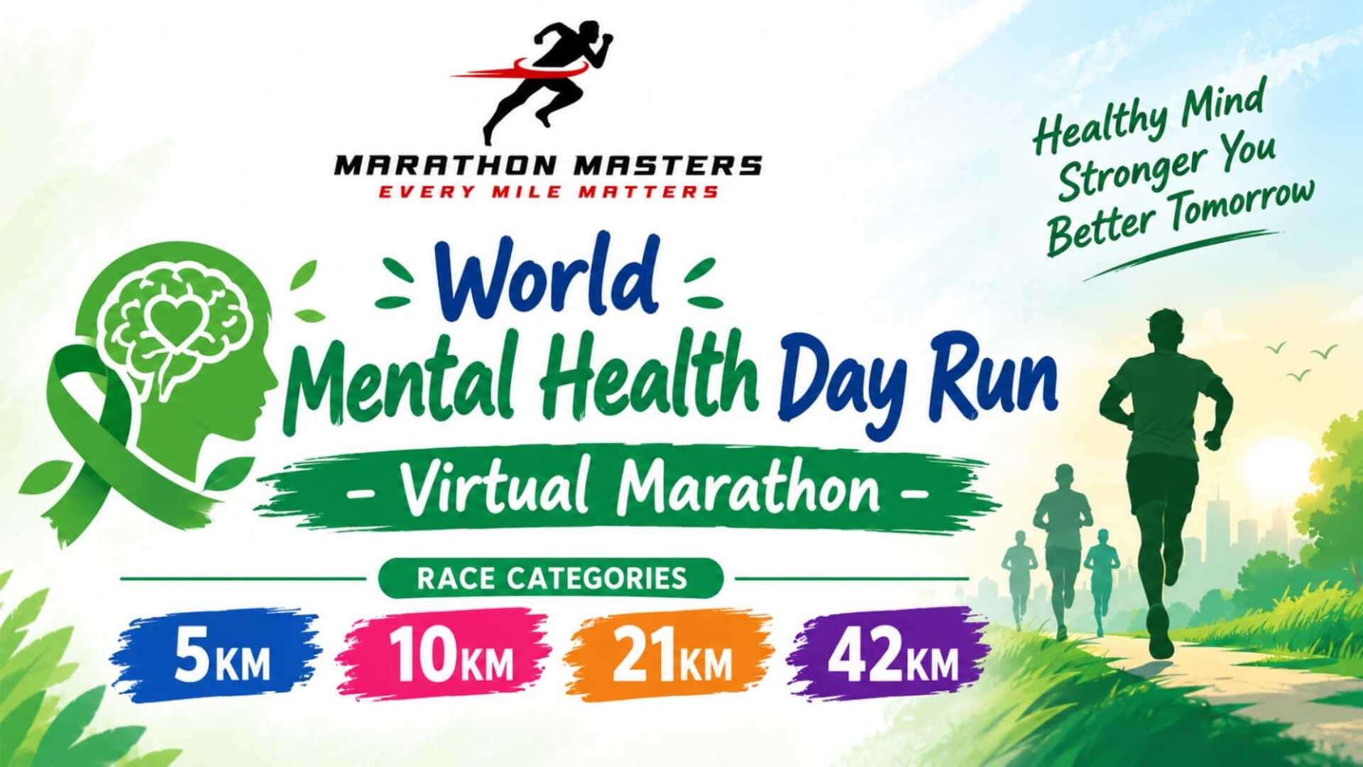 WORLD MENTAL HEALTH DAY RUN -VIRTUAL MARATHON